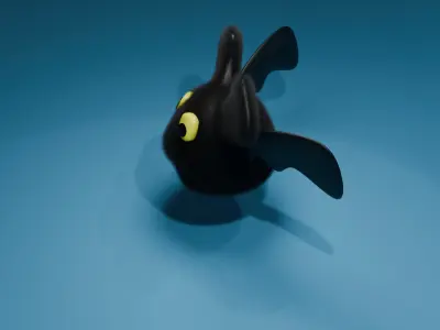 bat  toy nature animal  3D model