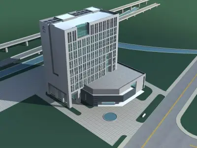 Office Building 3D model 106