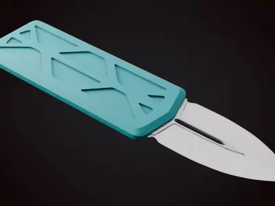 Knife 2 G Low-poly 3D model