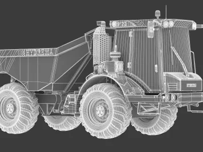 Hydrema 912G Articulated Dump Truck 3D model