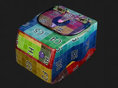 Vile Centrifuge Low-poly 3D model