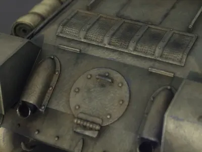 T 34 76 1943 EARLY PRODUCTION 3D model