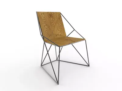 Chair Geometric 2 3D model