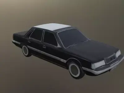 black car 3D model