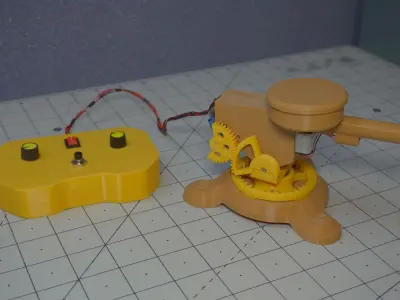 Turrent Gun 3D print model