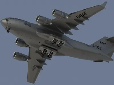 C-17  Globemaster 3D model