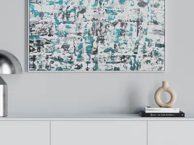  Composition No. 325 Expressionist Wall Art Model 