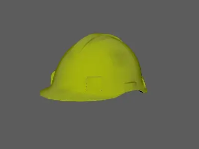 Safety Helmet Low Poly Low-poly 3D model get