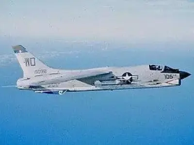 Vought F-8 Crusader 3D model purchase