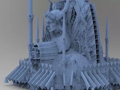 Alien Prometheus temples 7  3D model