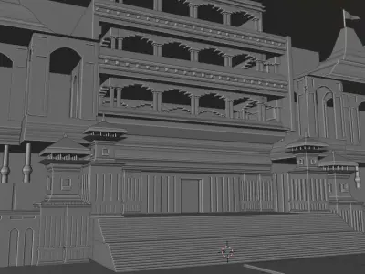 bahubali fort  3D model
