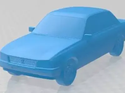 Peugeot 505 GTI Printable Car 3D print model