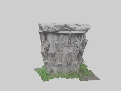 Roman capital Free 3D model