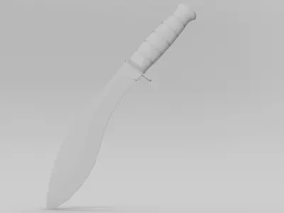 Kukri Knife 3D model