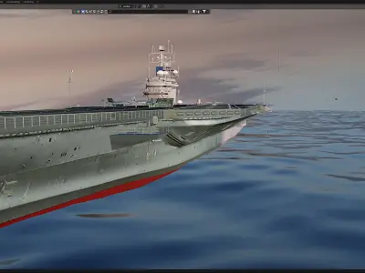 Aircraft carrier 76 Free 3D model