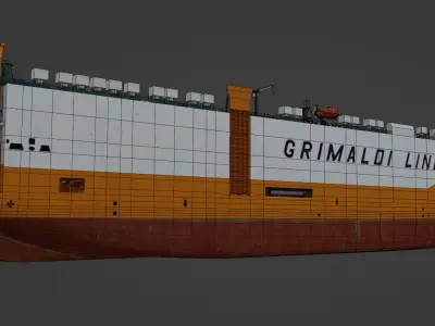 GRANDE NEW JERSEY Vehicles Carrier 3D model Low-poly 3D model