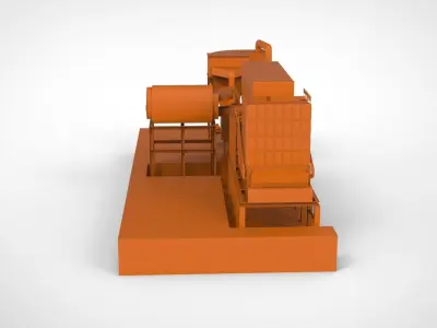 Steam boiler 3D model purchase