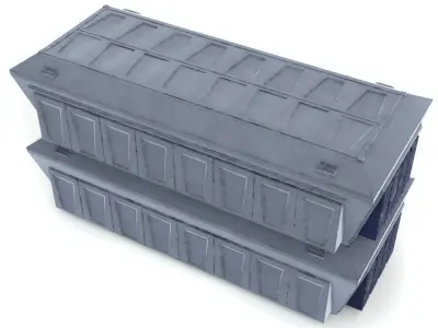 Imperial Cargo Container 1-12 scale Blackseries  3D print model