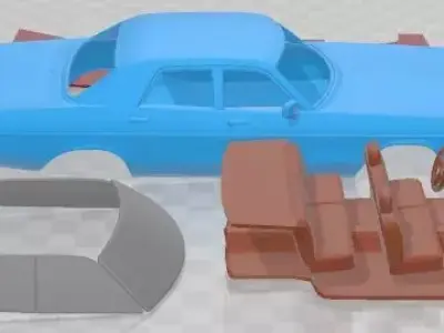 Dodge Polara Hardtop Coupe 1970 Printable Car 3D print model