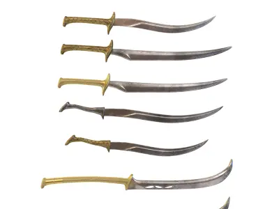 swrod pack 1 3D model
