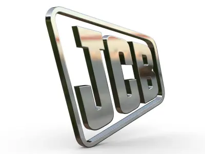 jcb logo 3D model