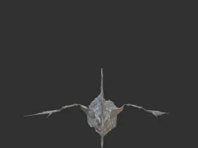 This is a strange fish Free low-poly 3D model