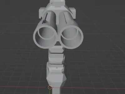 Rhino-double-pistol gun 3D model