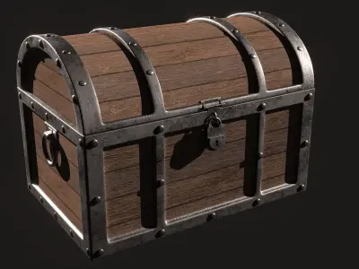 Medieval Chest  3D model