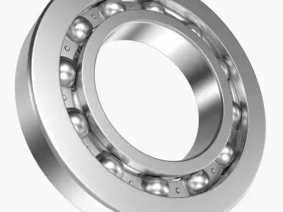 Ball Bearing Low-poly 3D model purchase