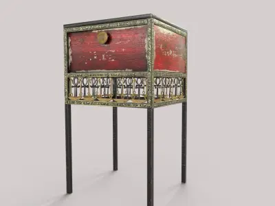  Ancient Egyptian Furniture 3D model