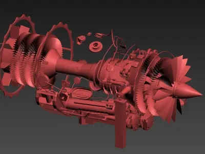 ZET ENGINE 3D model