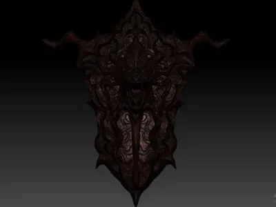 Shield fantasy 3D model purchase