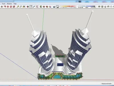 Sketchup Tower A8 Free 3D model
