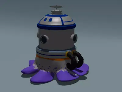 Futuristic SeaPod  3D model