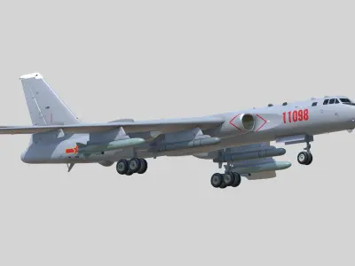 Xian H-6 K 3D model