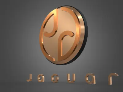 New Jaguar Logo 3D model