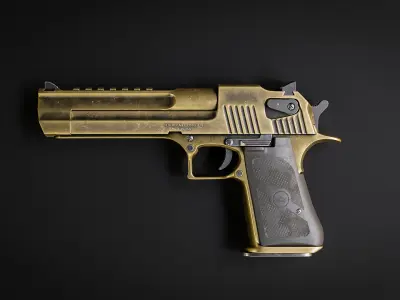 Desert Eagle 3D model 5