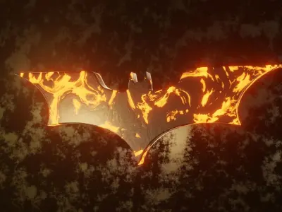 Batman Symbol 3D 3D model