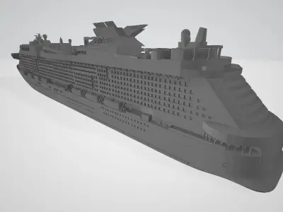 Celebrity Edge cruise ship 3D print model 3D print model