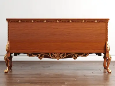 Yah Klasik Makam Odasi Credenza 3D model