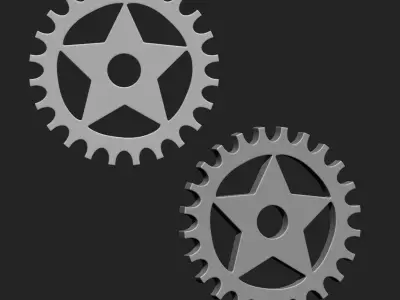 Steampunk Gears IMM Brush Pack 50 in One Vol 4 3D model