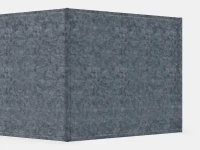 OVNING Desk divider with compartments Low-poly 3D model