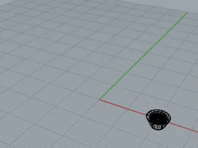 Castone tondo  Free 3D model