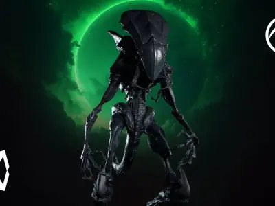 Monster Insect Low-poly 3D model