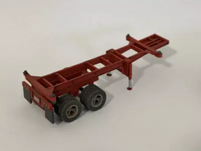 20ft Container Trailer 3D print model