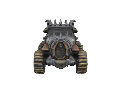 Orc Renforced War Armored Ultra medieval Vehicle Realistic 3D model