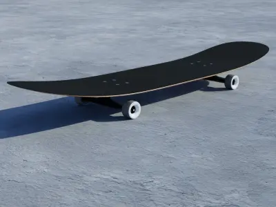 3D Skateboard 3D model