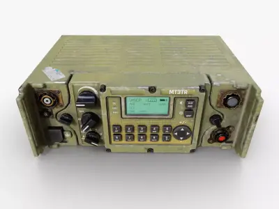 Military Radio MT3TR Low-poly 3D model