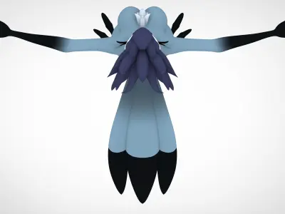 Fem Stolas 3D model