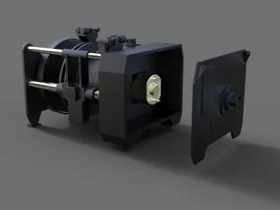 RR winch for tugs 3D print model